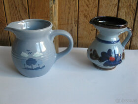 Retro hrníčky, srnka,,SOVY,staré lžičky a souprava z alpaky - 4
