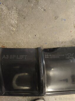 Audi A3 8P LOOK RS3 zadní podnárazník - 4