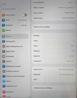 Apple iPad Air 64GB Wi-Fi vesmírně šedý - 4