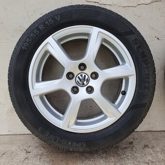 Originální Alu kola VW Polo 15" 5x100 (Škoda,Seat,Audi) - 4