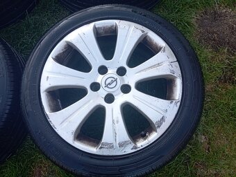 Alu kola Opel Vectra R17 + letní pneumatiky - 4