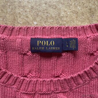 Ralph Lauren Polo růžový svetr - 4