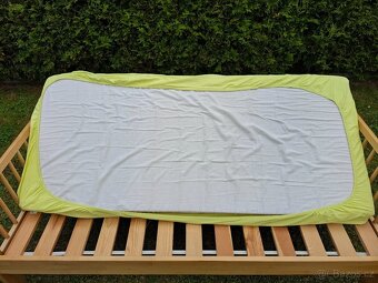 Dětská postel IKEA Gulliver + rošt, matrace, 2 prostěradla.. - 4