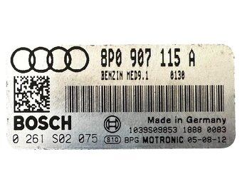 Řídící jednotka motoru 8P0907115A Audi A3 8P sportback 2006 - 4