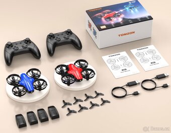 2 Ks dronu, dron Tomzon A24 Dron pro děti s Battle Mode - 4