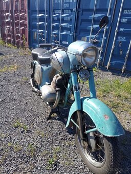Prodám Jawa 350 354 r. v. 1960 s doklady, v TP zapsána sajda - 4