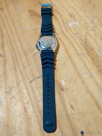 Černý SEIKO gumový řemínek 22mm - 4