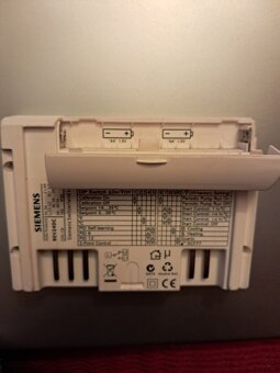 Siemens REV 24, prostorový termostat - 4