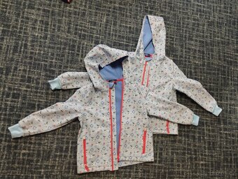 2x Softshellova bunda 110/116 - dívčí - 4