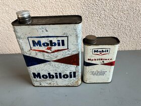 Plechovky od pleje Shell, Castrol, Mobiloil… - 4