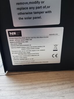 bateriový generátor se solárním panelem - 4