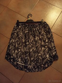2x sukně- džínová a šionová vel. 42 Jeans a Tchibo - 4