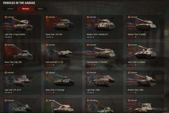 World of tanks účet- chieftain, 907, 279, 260, VK 72.01, 907 - 4