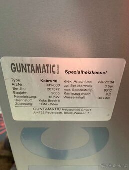 Kotel na tuhá paliva Guntamatic. - 4