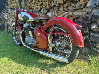 JAWA 500 OHC 00 ŠNEK 1952 ORIGINÁLNÍ STAV - 4