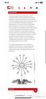 Lustr závěsná lampa SPIDER PAVOUK - 4