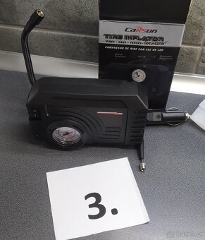 NOVÉ Digitální kompresory pro nafukování pneumatik a jiné - 4