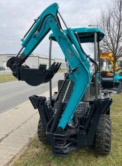 traktor bagr, nakladač, bagr s nakladačem, - 4