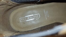 Kotníčkové kožené boty 5th Avenue - 4