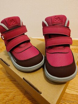 Dětské zimní barefoot boty Be Lenka Zippu Preschool (Berry/G - 4