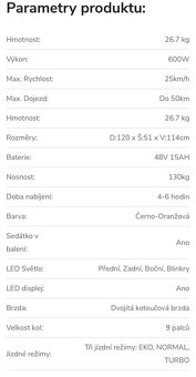 KuKirin G2 Pro – nová, zabalená elektrická koloběžk - 4