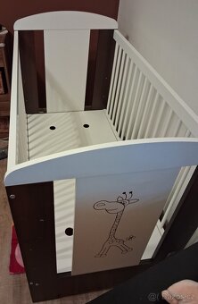 Dětská postýlka s matrací a mantinely - 4