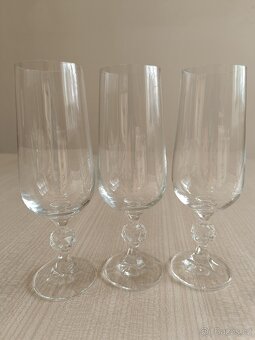 6 kusů šampusek - skleničky na sekt - 4