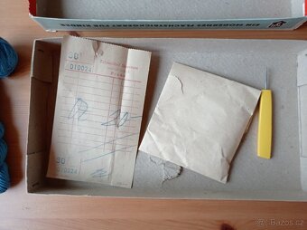 Retro hračka Pletací stroj Stricky DDR - 4