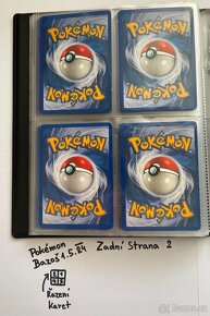 Kusové karty TCG Pokémon STARÉ 15-20LET (ORIGINÁL) - 4