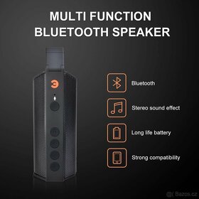 BLUETOOTH BEZDRÁTOVÝ REPRODUKTOR CKY CK-300 LED TF/SD 10W - 4