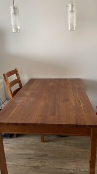 Prodám jídelní stůl a židle - 4