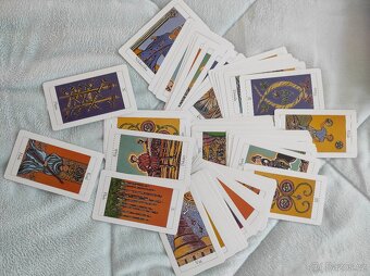 starší vykládací karty tarot + kniha - 4