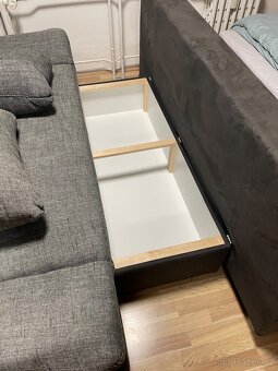 Rozkládací gauč s úložným prostorem - 4