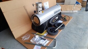 Mobilní naftové topení turbína Herkules 20 KW - 4