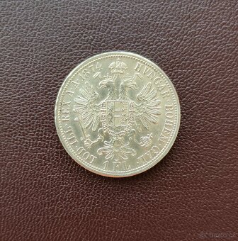 1 zlatník 1874 bz Fran. Josefa I. - 4