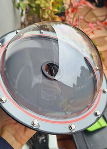 Podvodní pouzdro kopule - Telesin Dome Port pro GoPro3 a 4 - 4