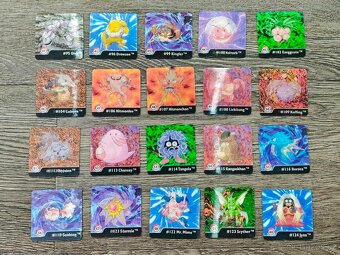 Pokémon Action Flipz series one celý základní set 80/80. - 4