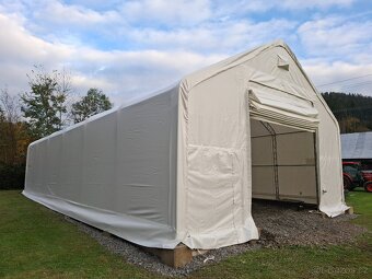 Plachtová hala 9x18,3m sedlová/ plachta 900g - 4