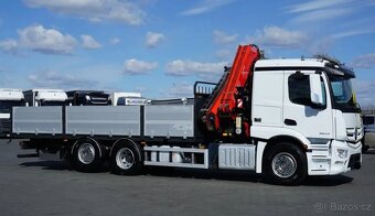 9244 - ACTROS 2543 - 6x2 – Valník + HR-FASSI F 295 RA – EURO - 4
