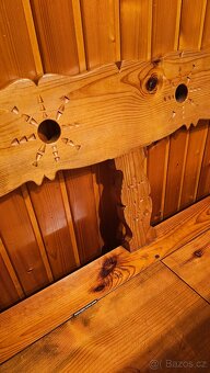 Retro stůl s lavicí a židlemi - 4