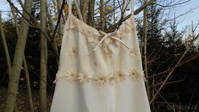 Svatební šaty 34/36/38 bavlna+viskóza - 4