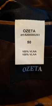 Oblek tmavě modrý - Sako 50 + kalhoty 46 - 4