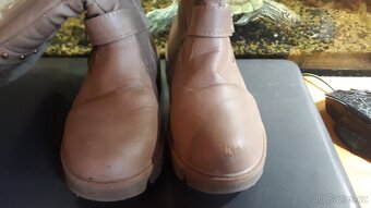 Dívčí teplé zimní kozačky vel.33 - 4