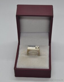 Zlatý prsten s briliantem 0.20 CT - 4