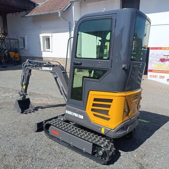 Minibagr G18SE PRO CAB, Kubota motor, roztahovací pásy - 4