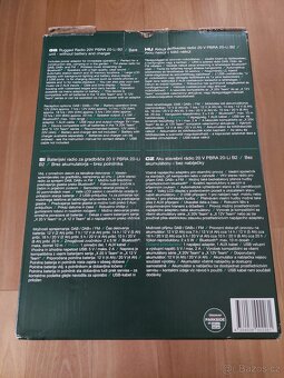 Nové AKU stavební rádio Parkside PBRA 20-Li B2 - 4