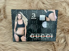Set Guccî podprsenka + tanga + kalhotky - 4