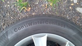 alu kola Aluett 15", 5x114,3+zimní Continental 195/55/15 - 4