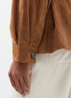 Kožená košilové bunda Max Mara - 4