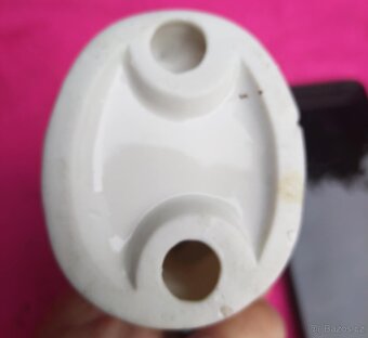 Porcelánová soška - kavalír a dáma v rokokových šatech - 4